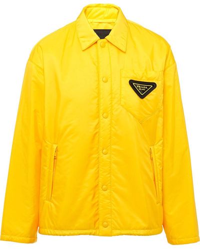 Prada Re-nylon Lightweight Jacket - Yellow