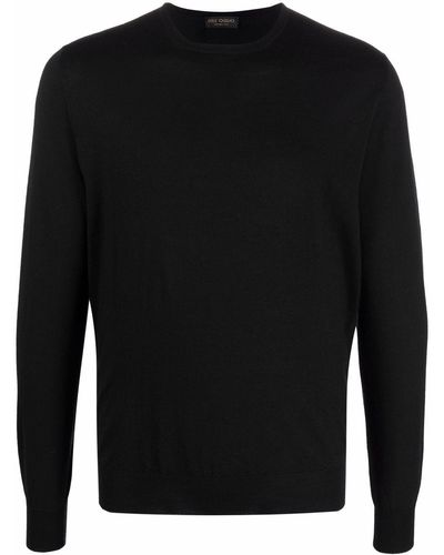 Dell'Oglio Crew Neck Jumper - Black