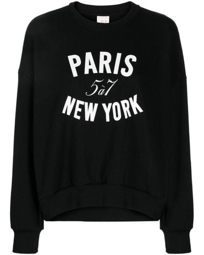 Cinq À Sept Brandy Paris New York Sweatshirt - Schwarz