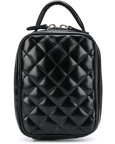 Junya Watanabe Quilted Faux-leather Bag - Black