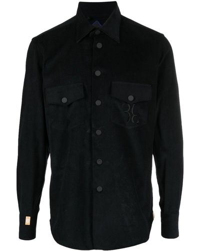 Billionaire Button-up Overhemd - Zwart