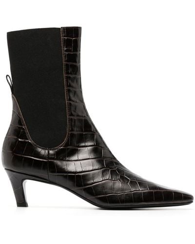 Crocodile Ankle Boots