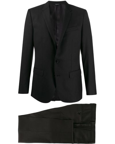 Dolce & Gabbana ツーピース テーラードスーツ - ブラック