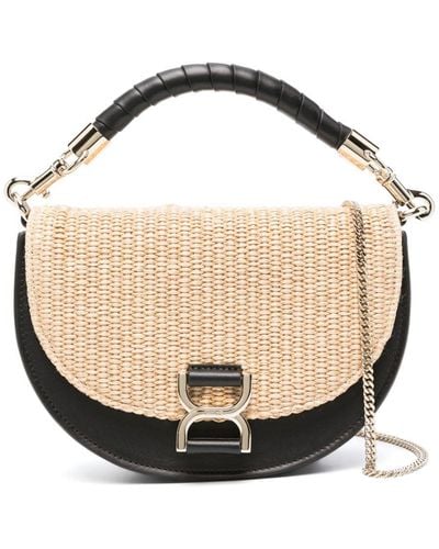 Chloé Bolso de hombro Marcie - Negro