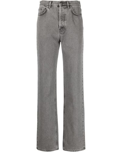 Totême Classic Cut Straight-leg Jeans - Gray