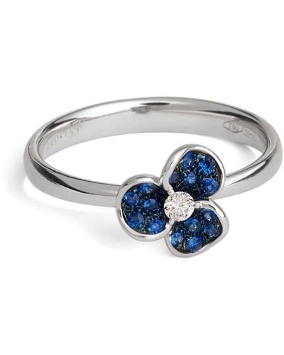 Leo Pizzo Candy Flora Ring - Blau