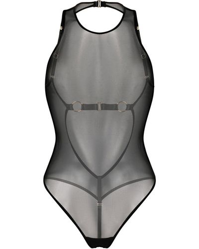 Bordelle Body Met Mesh - Zwart