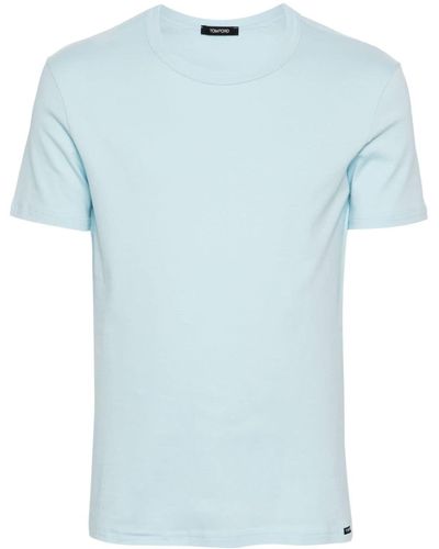 Tom Ford T-shirt Met Ronde Hals - Blauw