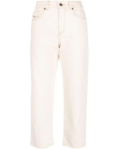 DIESEL D-air Flared Cropped Jeans - Natural