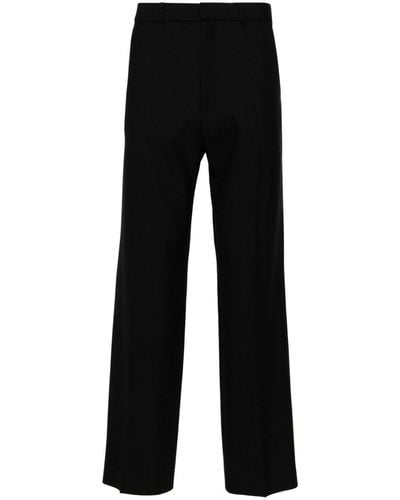 Casablancabrand Mid-rise Tailored Trousers - Black