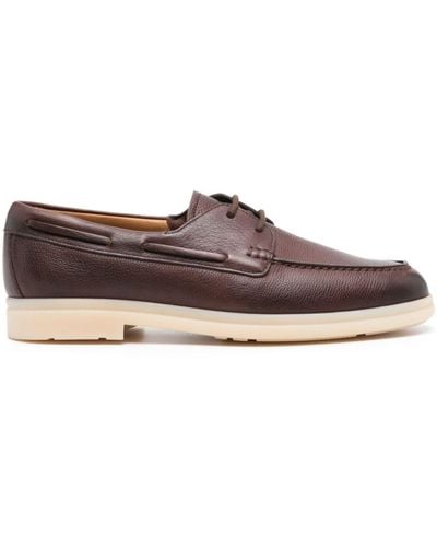 Church's Leather Boat Shoes - Brown