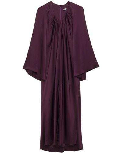 Jonathan Simkhai Laurette Cape Long Dress - Purple