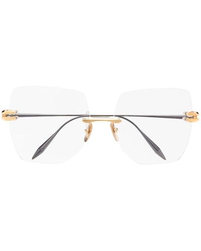 Dita Eyewear Geometrische Embra Brille - Weiß