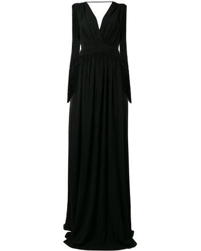 Alberta Ferretti Long Evening Dress - Black