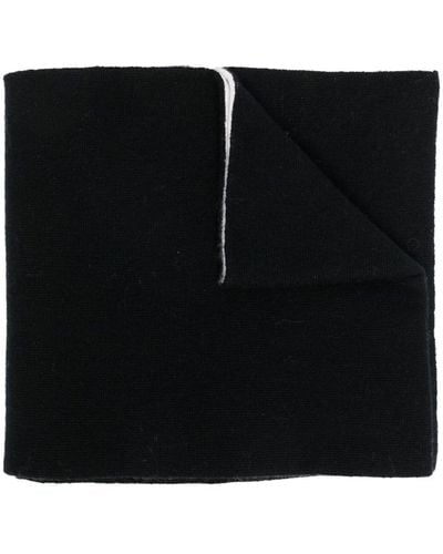Alberta Ferretti スローガン スカーフ - ブラック
