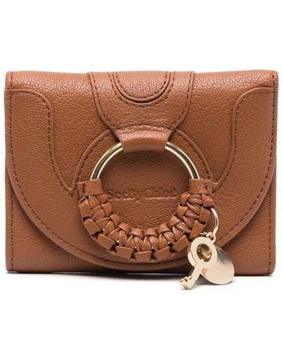 See By Chloé Ee By Chloé Hana Small Leather Wallet - Brown