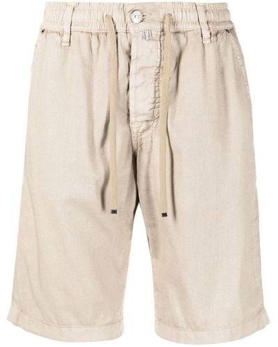 Jacob Cohen Drawstring-waist Chino Shorts - Natural