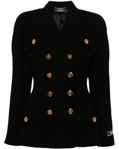 Versace メドゥーサモチーフ ジャケット - ブラック