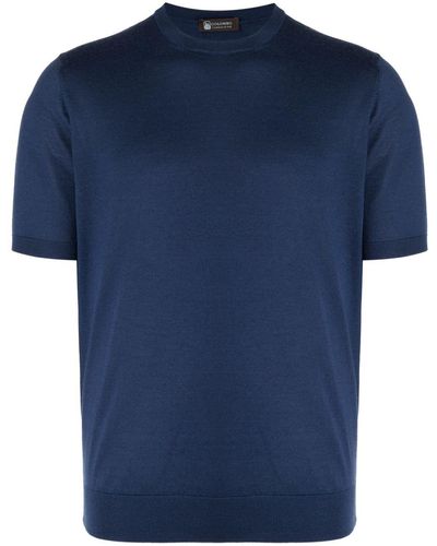 Colombo Camiseta con cuello redondo - Azul