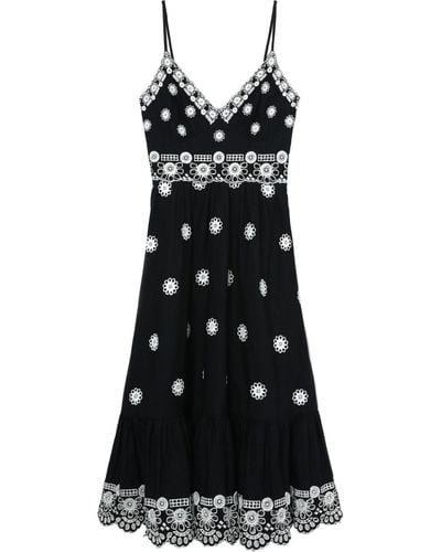 Sea Elysse Cotton Midi Dress - Black
