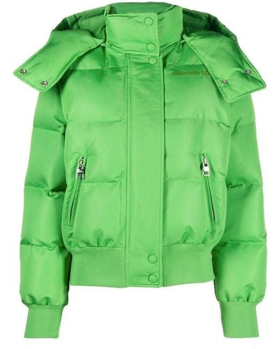 Alexander McQueen Hooded Puffer Jacket - Green