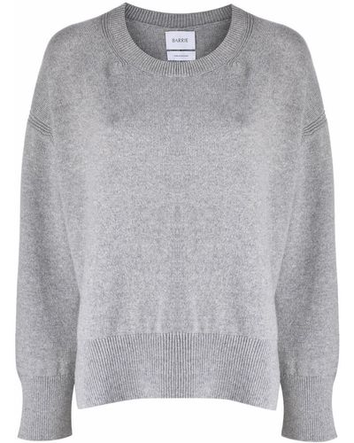 Barrie Iconic Cashmere Pullover - Grey