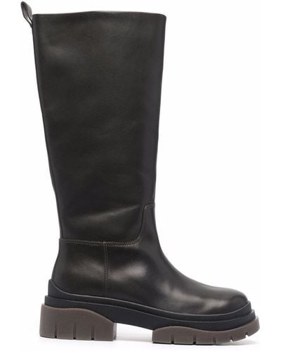 Ash Supremium Leather Boots - Black
