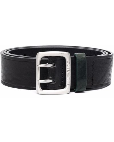 Zadig & Voltaire Buckley Leather Belt - Black