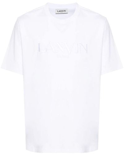 Lanvin | T-shirt con logo | male | BIANCO | S