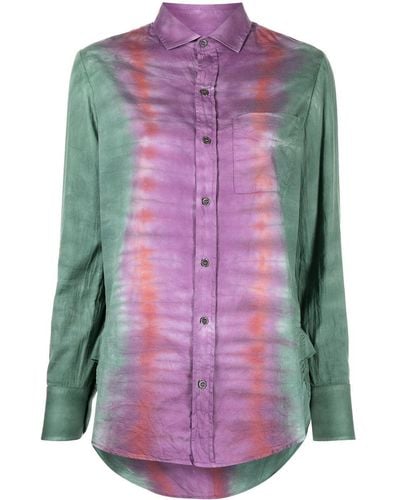 Raquel Allegra Tie-dye Shirt - Multicolour