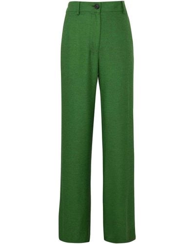 JW Anderson Mid-Rise Tailored Trousers - Green