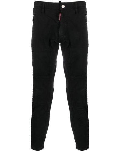 DSquared² Black Bull Slim-cut Trousers