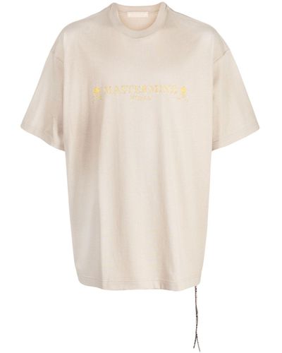 MASTERMIND WORLD Logo-print Cotton T-shirt - White