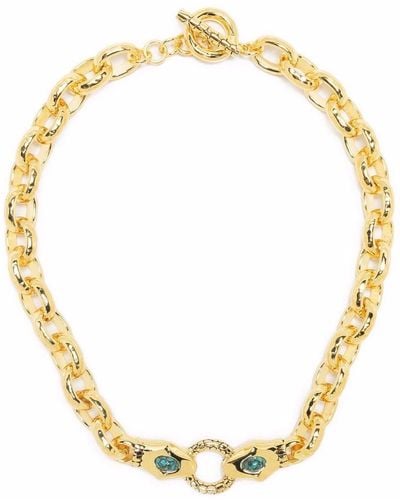 Aurelie Bidermann Collier Tao en chaîne - Métallisé