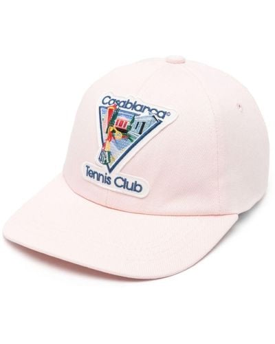 Casablancabrand La Joueuse Logo-embroidered Cap - Pink