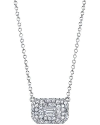 SHAY 18kt White Gold Diamond Pendant Necklace
