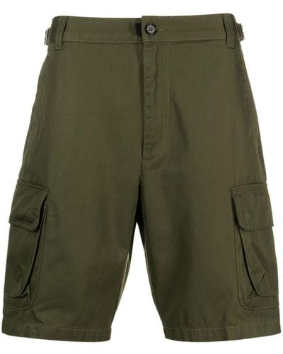 DIESEL P-argym Cotton Cargo Shorts - Green