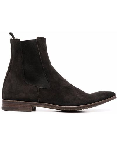 Premiata chelsea leather boots - Blue