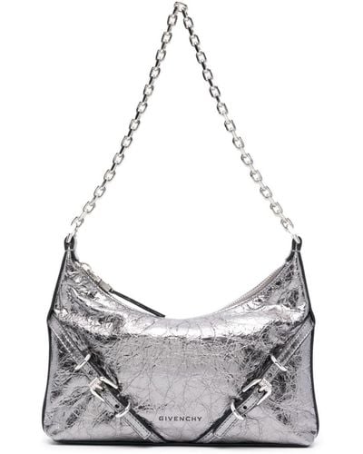 Givenchy Voyou Party Metallic Bag - Grey