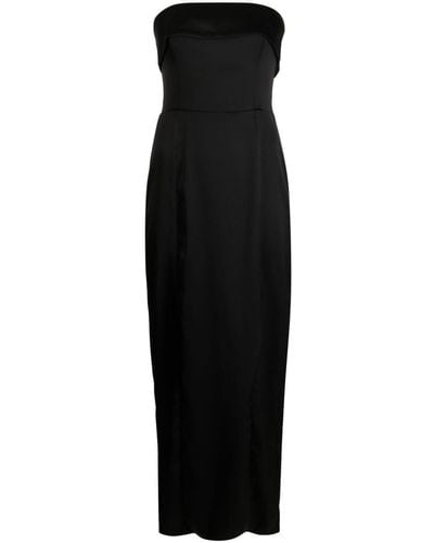 Reformation Strapless Tailored Dress - Black