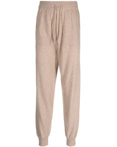 Pringle of Scotland Drawstring-waist Knitted Pants - Natural