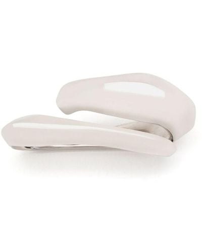 Alexander McQueen Asymmetric-design Ring - White