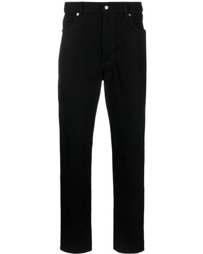 Eckhaus Latta Pantalones ajustados de talle medio - Negro