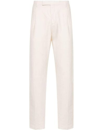 Lardini Tailored Tapered Pants - White