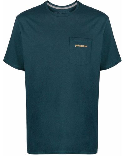 Patagonia パッチポケット Tシャツ - グリーン