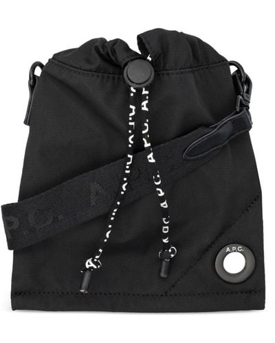 A.P.C. Reset Neck Pouch Bag - Black