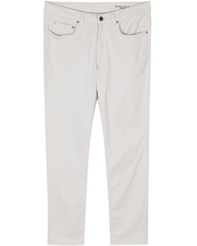 Boglioli Straight-leg trousers - Weiß