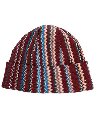 Missoni Hats Multicolour - Red