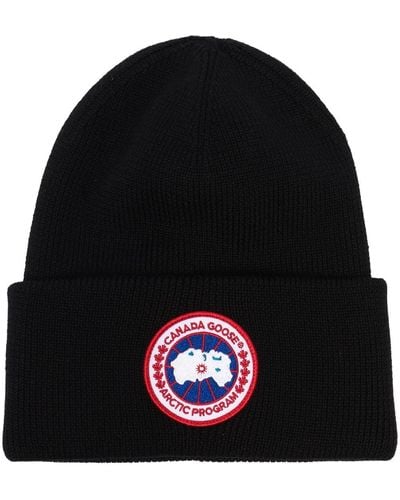 Canada Goose Arctic Ribbed-knit Beanie - Black