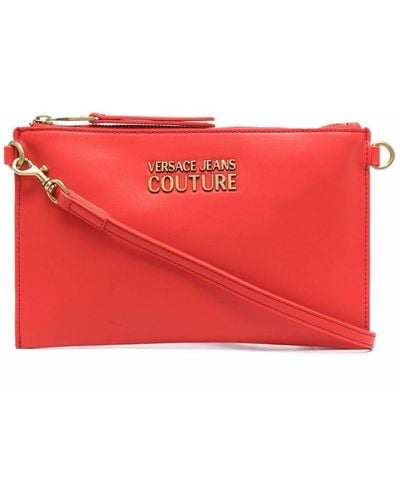 Versace Jeans Polyurethane Pouch - Red